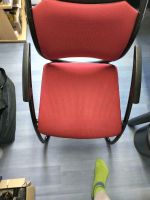 3 Rote Wartezimmer/ Bürostühle zu verkaufen. Niedersachsen - Ganderkesee Vorschau