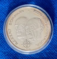 Münze Medaille Schuman Adenauer 1975 Europa Taler Silber Rheinland-Pfalz - Ludwigshafen Vorschau