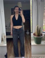 Stradivarius graue mid waist Jeans Berlin - Steglitz Vorschau