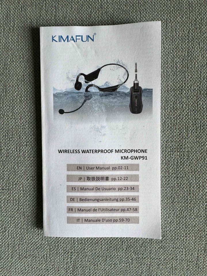 KIMAFUN, Drahtloses Fitness Headset Mikrofon, incl. Versand in Staufen im Breisgau