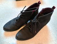 Stiefelette schwarz Größe 40 Leder Damen Schnürung Thüringen - Altenburg Vorschau