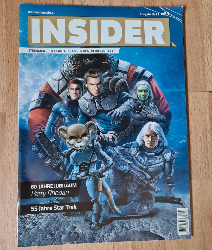 Zeitschrift INSIDER 2021 Science Fiction Star Wars Trek 49 - 54 in Hamburg