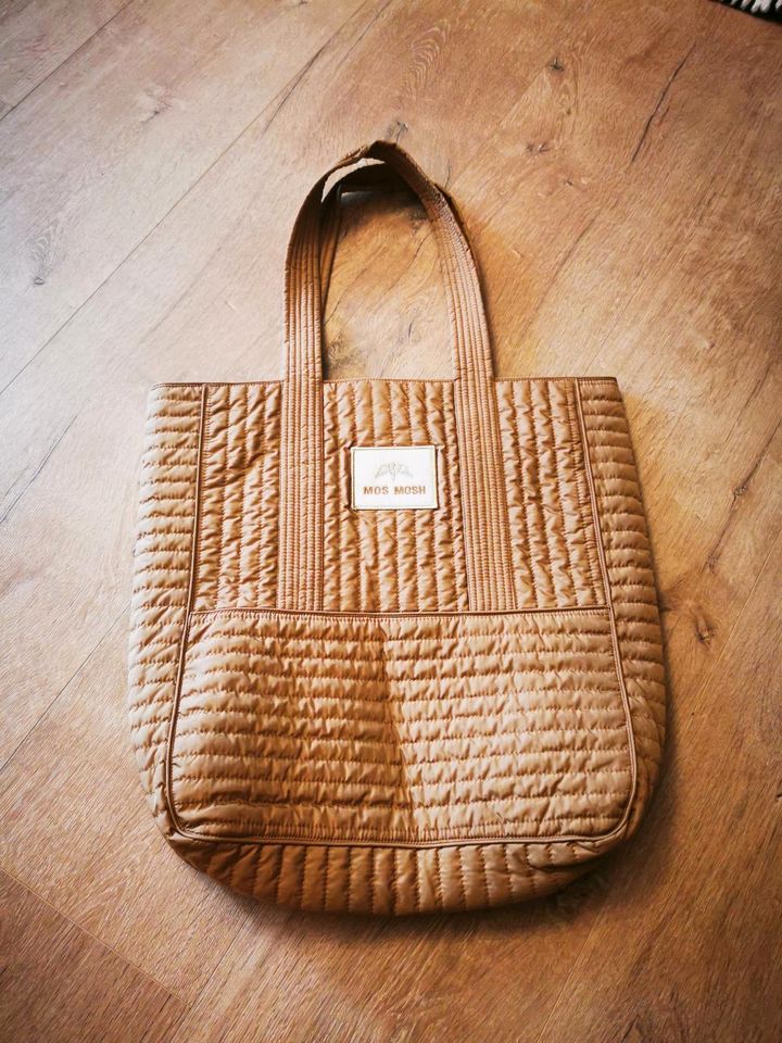 Mos Mosh Schulter Tasche Einkaufstasche beige in Geseke