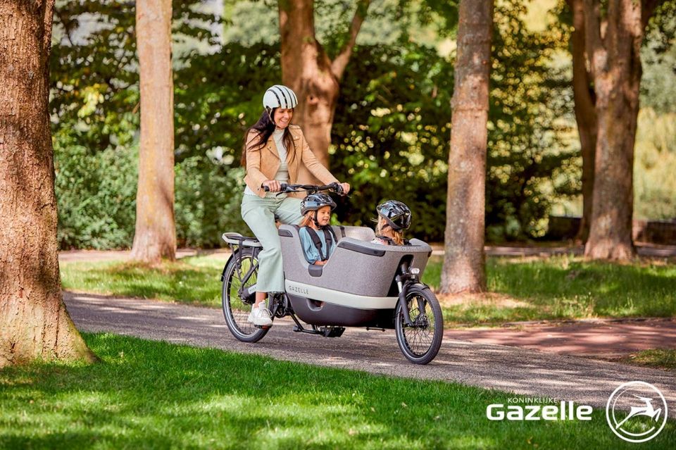 NEU Gazelle Makki Load inkl. Regenverdeck Lastenrad 500Wh Enviolo in Düsseldorf