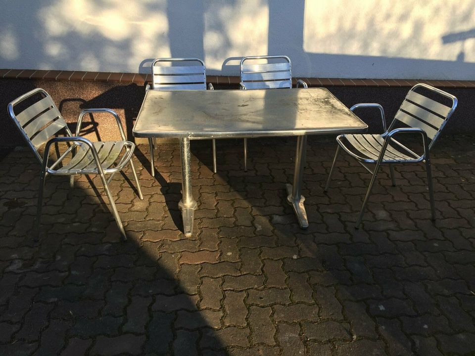 ALU Gartenmöbel Garnitur Design Möbel für Terrasse oder Garten ! in Wismar