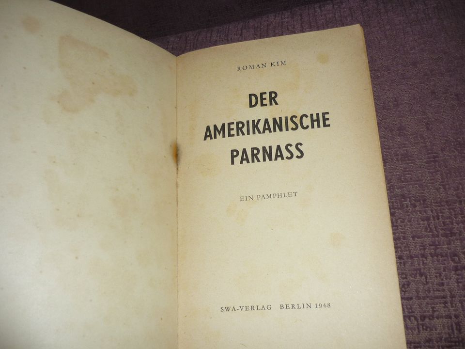 Der Amerikanische Parnass - von Roman Kim - Rote Hetzpropaganda - in Plauen