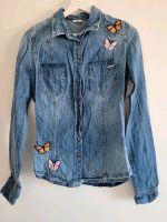 Guess Jeans Bluse mit Schmetterlingen, XXS Hessen - Hainburg Vorschau