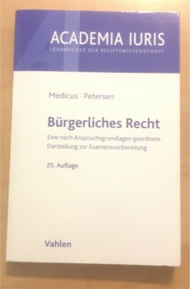 Bürgerliches Recht Academia Iuris 25. Auflage Jura Buch in Gießen