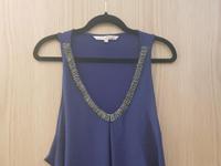 Party Top / Shirt / Perlen / Dunkelblau / Tom Tailor Denim Bayern - Neutraubling Vorschau