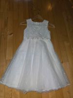 Festliches Kleid Tüllkleid weiss 128 Rüschenkleid happy girls Hessen - Wabern Vorschau