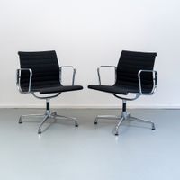 16 Vitra Eames Ea108 Schwarz Hopsak Chrom Drehstuhl Nordrhein-Westfalen - Kleve Vorschau