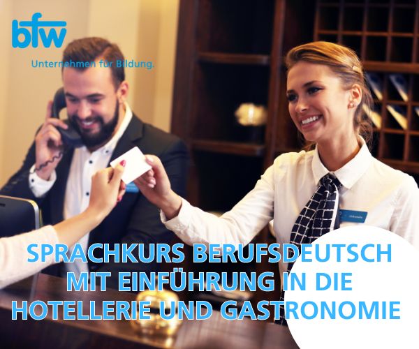 Sprachkurs Berufsdeutsch + Einführung Hotel. / Gastr. Erfurt in Erfurt