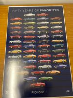 Mustang Poster 50 Years of Favorites 93x62 cm Rheinland-Pfalz - Wallertheim Vorschau