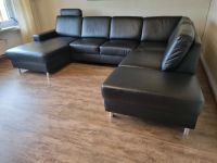 Leder Sofa Couch schwarz Nordrhein-Westfalen - Lennestadt Vorschau