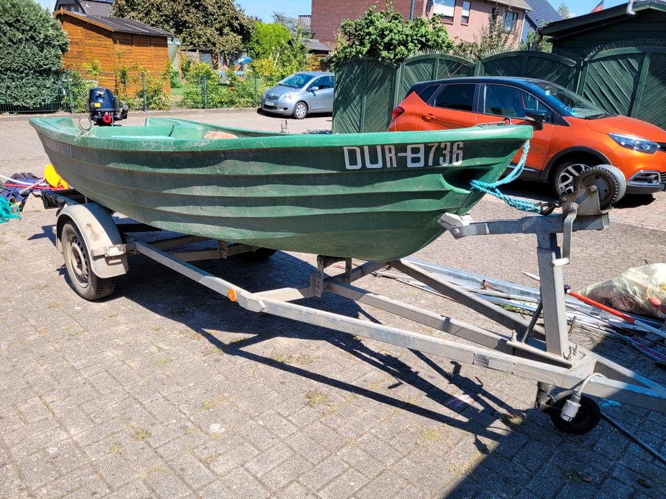 Pioner 13 Boot mit Bootstrailer und Motor in Hamminkeln