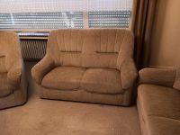 Sofa Garnitur beige/hellbraun Nordrhein-Westfalen - Langenberg Vorschau