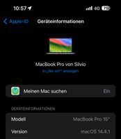 MacBook Pro 15 Zoll Sachsen - Annaberg-Buchholz Vorschau