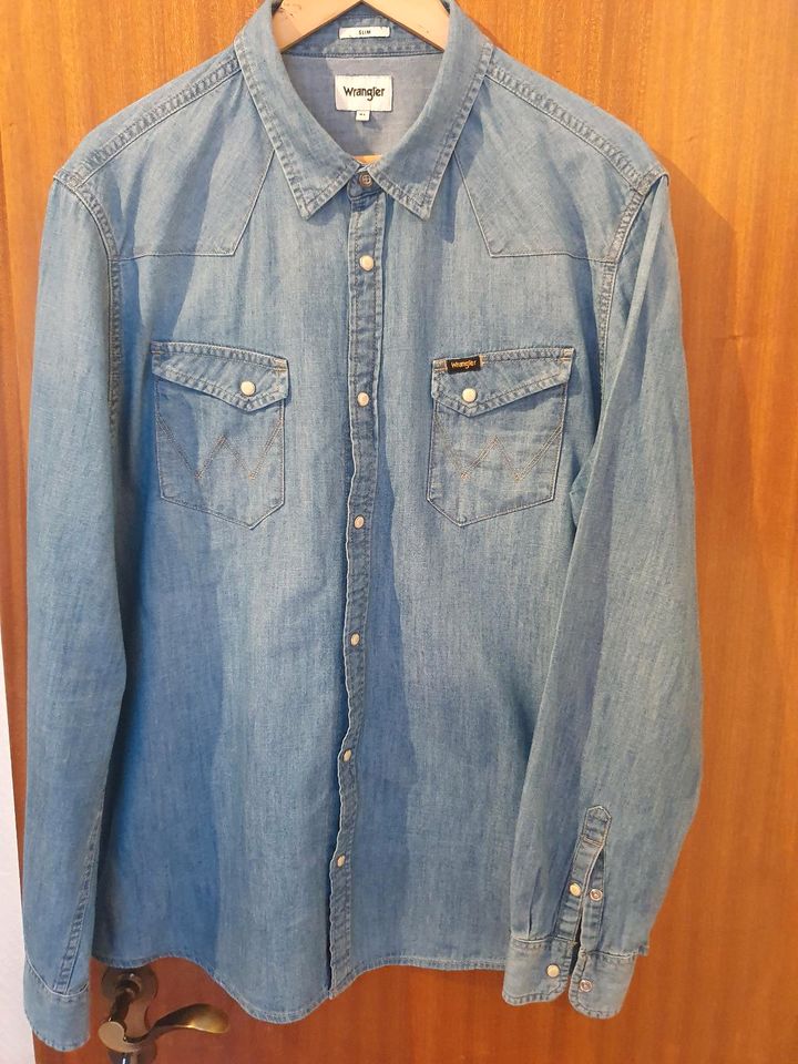 Jeans Hemd von Wrangler in Gr Xl in Wedemark