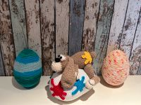 Osterhase auf Ei gehäkelt Ostern Handarbeit Amigurumi Nordrhein-Westfalen - Bad Salzuflen Vorschau