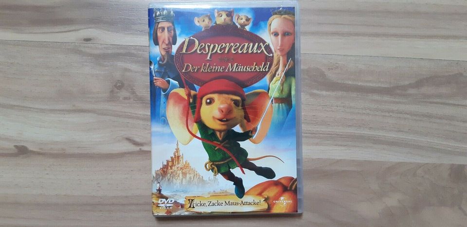 Despereaux - Der kleine Mäuseheld Animation Kinder Trickfilm DVD in Mönchengladbach