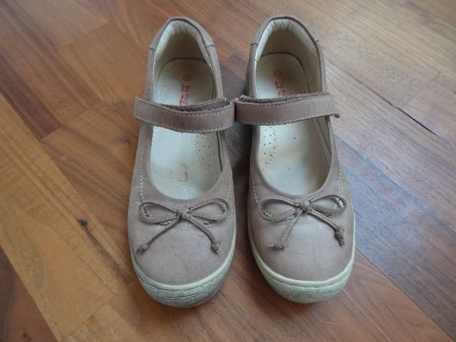 DPAM - DU PAREIL AU MEME Ballerina Halbschuhe Klett Leder Gr.34 in Ehrenkirchen