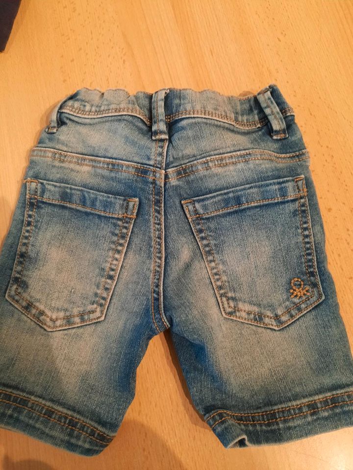 Benetton Jeans kurz neu Gr. 86-92 in Wächtersbach