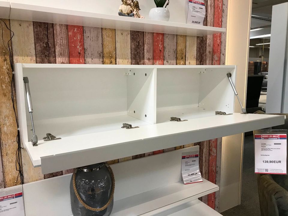 Hängeschrank Tacjus Weiß Weißglas 1 Klappe 120cm statt 139,90€* in Kulmbach