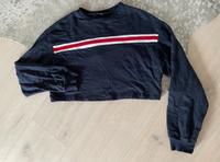 Crop Pullover Pulli Sweater Shirt kurz langarm blau S 36 38 Top München - Pasing-Obermenzing Vorschau