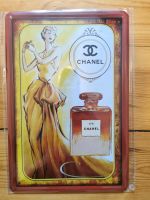 Chanel Blechschild Braun Blech Schild Deko Bild Sammler retro Berlin - Tegel Vorschau