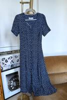Viscose midi vintage dress kleider in zara style Friedrichshain-Kreuzberg - Kreuzberg Vorschau