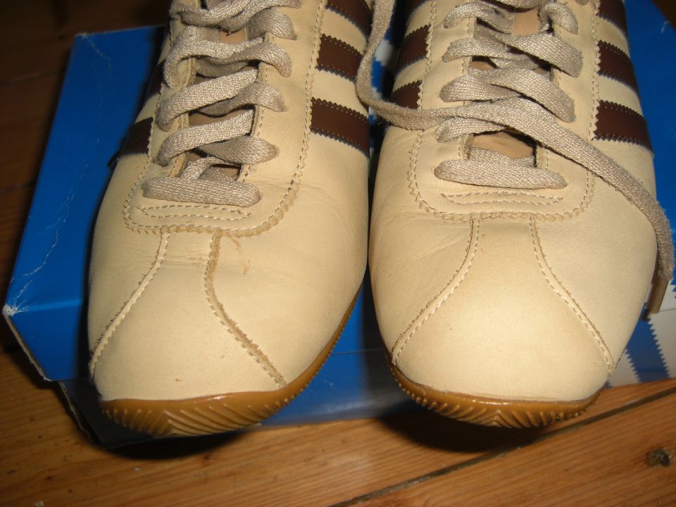 ADIDAS REKORD GR.44 SELTEN WILDLEDER BEIGE ORIGINAL in Berlin