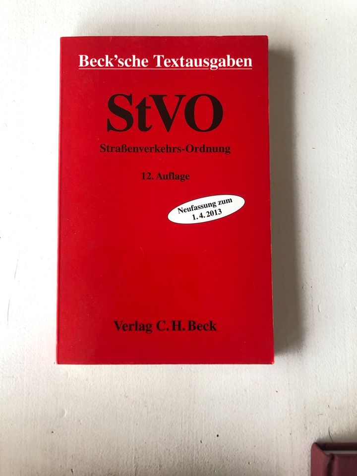 Buch StVO Straßenverkehrsordnung Becksche Textausgaben Neu in Salzwedel