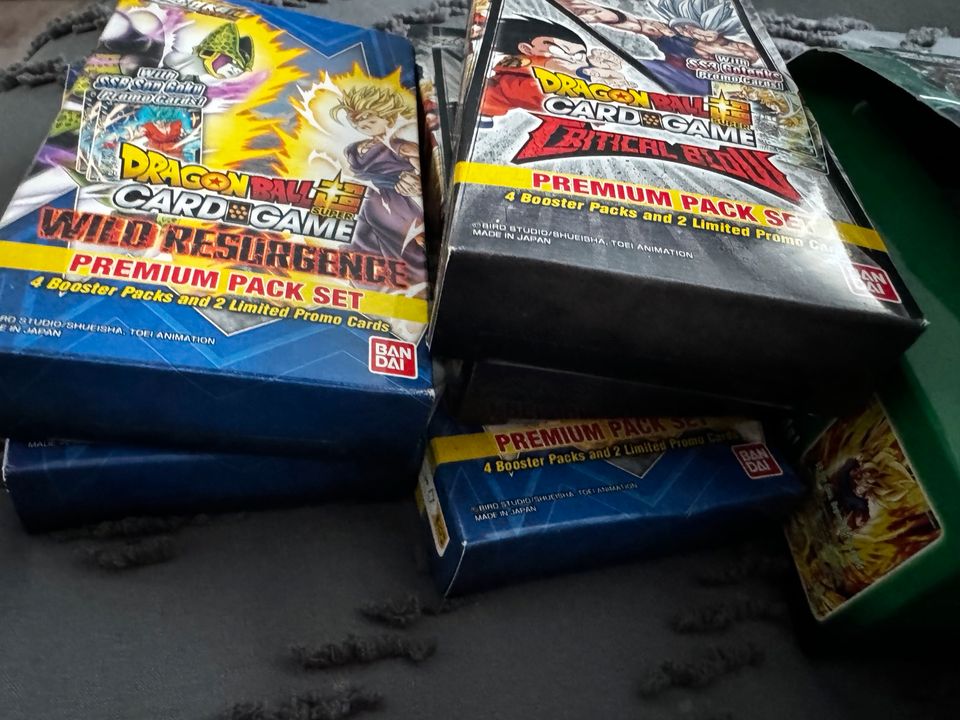 Dragon Ball Super Card Game Masters und Fusion World Bulk in Breuberg