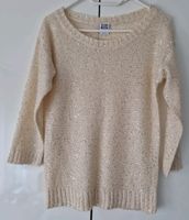 Damen M Oberteil Pullover Fest Feier Party Geburtstag Gold beige Baden-Württemberg - Bad Rappenau Vorschau