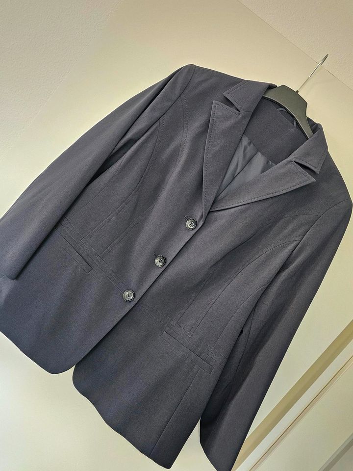 Chices Jacket Blazer Jacke Kirsten grau blau Größe 48 24 in Heroldsberg