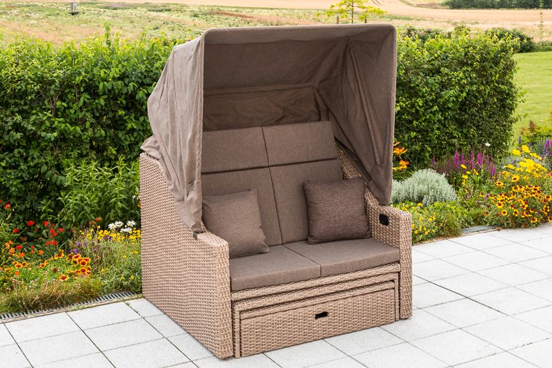 Gartenmöbel Strandkorb "Rimini" Loungesofa Lounge in Lübeck