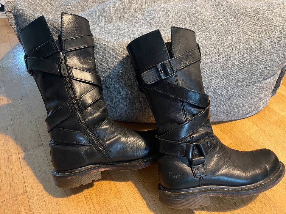 Dr. Martens, Stiefel schwarz, Größe 39. in Bottrop