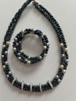 ♥️Sehr schöne graue Perlenkette mit Armband ♥️ Baden-Württemberg - Göppingen Vorschau