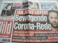 Bild Zeitung 1 September 2020  Jan Josef Liefers CORONA - REDE ☀️ Nordrhein-Westfalen - Bottrop Vorschau