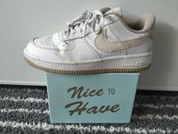 Nike Air Force 1 Damen Sneaker Turnschuhe creme weiß beige 40 Bayern - Hallstadt Vorschau