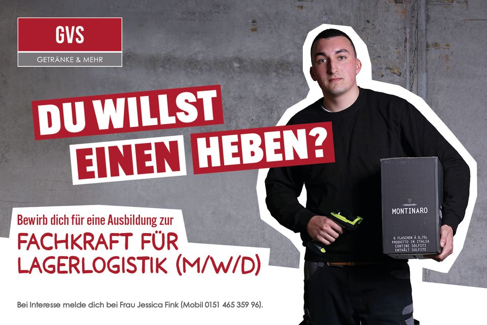 Ausbildung zur Fachkraft für Lagerlogistik 2024 (m/w/d) Kreuztal in Kreuztal