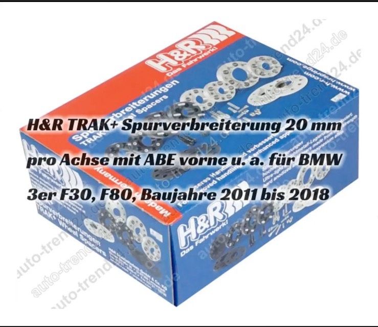 Spurplatten 20mm mit ABE für BMW 3er 2011 bis 2018 in München