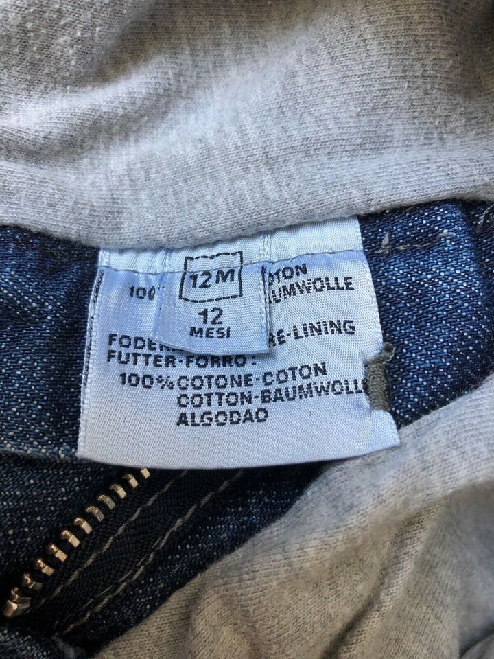 Designer Baby Hose von Moschino - gefütterte Jeans Gr. 74/80 in Goslar