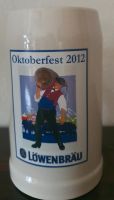 Bierkrug Oktoberfest München 2012 Steinkrug von Löwenbräu Bier Bayern - Legau Vorschau