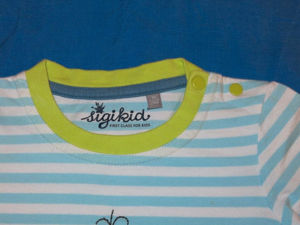 Sigikid T-Shirt Walfisch Gr. 92 Blautöne in Rheinbach