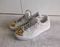 Puma Sneaker 36 grau gold Hessen - Neu-Isenburg Vorschau