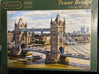 Falcon Puzzle - Tower Bridge - 1000 Teile - Rarität Hessen - Erlensee Vorschau