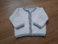 Cremeweiße Strickjacke, Handmade, Gr. 68/74 Niedersachsen - Walsrode Vorschau