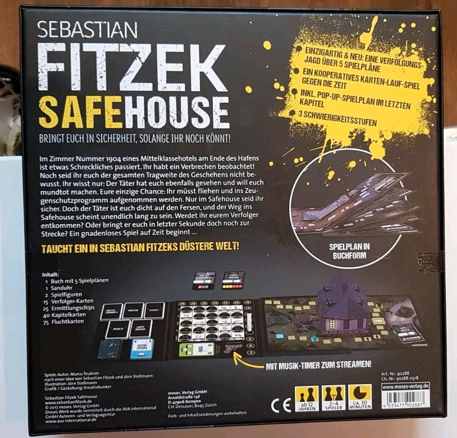 Sebastian Fitzek - Safehouse - Brettspiel - Gesellschaftsspiel in Bocholt