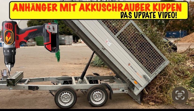 Akkuschrauber Pumpe für Kipper ohne zu Bohren! Jetzt NEU! in  Baden-Württemberg - Leimen, Gebrauchte Auto-Anhänger kaufen